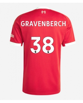 Liverpool Ryan Gravenberch #38 Maglia Gara Casa Repliche 2025-26 Maniche Corte